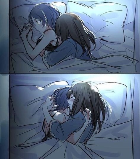 Anime Woman, Lesbian Art, Yuri Manga, Lgbt Art, Queer Art, I Wake Up, Yuri Anime, Thoughts Of You, Wow Art