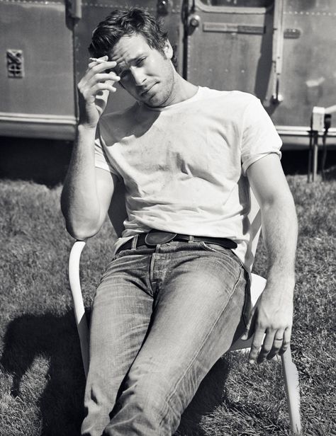 I guess this guy's name is Armie Hammer, and knowing that was enough to make me stop believing that he was a real person. Armie Hammer Shirtless, Hammer Picture, Armie Hammer, The Lone Ranger, Guy Names, Man Crush, Vintage Men, Beautiful People, A Man