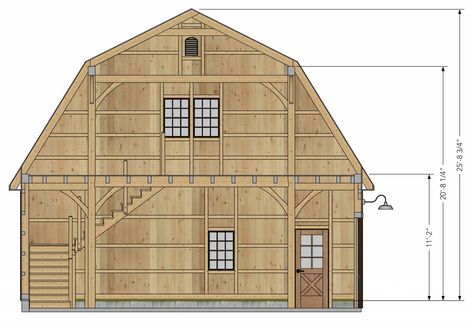 Gambrel Roof House Interior, Gambrel Barndominium, Barn Roof Styles, Gambrel Barn House, Western Facade, Gambrel Roof House, Barn Loft Apartment, Barn With Loft, Barn Loft Ideas