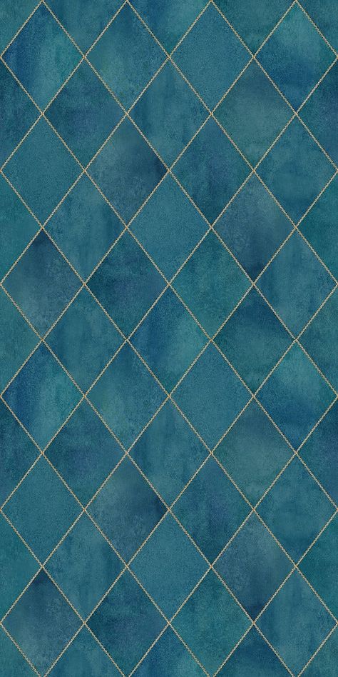 Blue geometric wallpaper