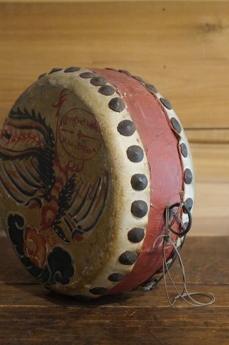 Vintage Chinese Phoenix and Dragon Hand Painted Drum|#handpan,#Handdrum,#handpanartist,#handpandrumnoten,#handpandrumvideo,#handpandrum,#handpanlearning,#handpanlesson,#handpanphotography,#handpantutorials,#nativeamericanhanddrum Drum Painting, Chinese Drum, Phoenix And Dragon, School Laboratory, Dragon Hand, Hand Drum, Dnd Dragons, Drum Lessons, A Dragon