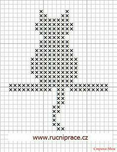 Black Cat Cross Stitch Pattern Free, Cat Chart, Black Cat Cross Stitch Pattern, Black Cat Cross Stitch, Free Cross Stitch Designs, Cat Cross Stitches, Cat Cross Stitch Pattern, Pattern Cat, Dishcloth Pattern