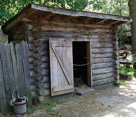 Pea Fowl, Trapper Cabin, Farm Chicken Coop, Pirate Town, Farm Cat, Kakariko Village, Build A Chicken Coop, Corn Crib, Cabin Getaway