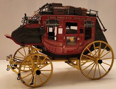 (eBay) Wells Fargo Overland Stagecoach Diecast Model 1/16 Franklin Mint Highly Detailed Wells Fargo Stagecoach, Wells Fargo, Franklin Mint, Diecast Models, Wagons, Baby Strollers, Mint, Collectibles, Quick Saves