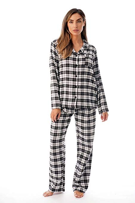 Just Love Long Sleeve Flannel Pajama Sets for Women #Sleep & Lounge, #Lingerie, Sleep & Lounge, #Clothing, #Women, #Clothing, Shoes & Jewelry, Pajama Sets For Women, Flannel Pj Pants, Womens Flannel Pajamas, Sleepwear Black, Cozy Pjs, Winter Sleepwear, Buffalo Plaid Flannel, Plus Size Pajamas, Flannel Pajama Sets