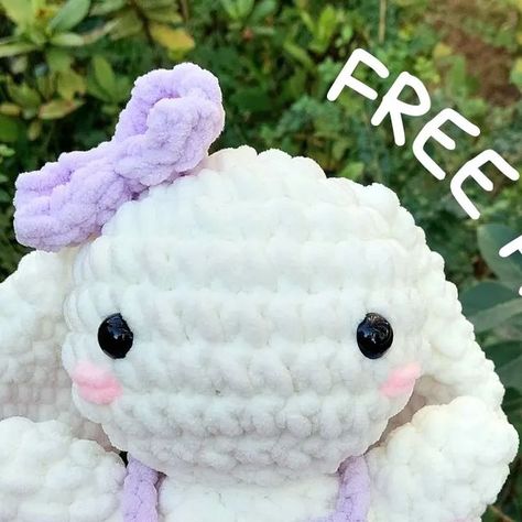 Free Crochet Plushie Patterns, Crochet Plushie Patterns, Crochet Rabbit Free Pattern, Quick Crochet Projects, Crochet Toys Free Patterns, Crochet Butterfly Pattern, Crochet Toys Free, Easy Crochet Animals, Crochet Plushie