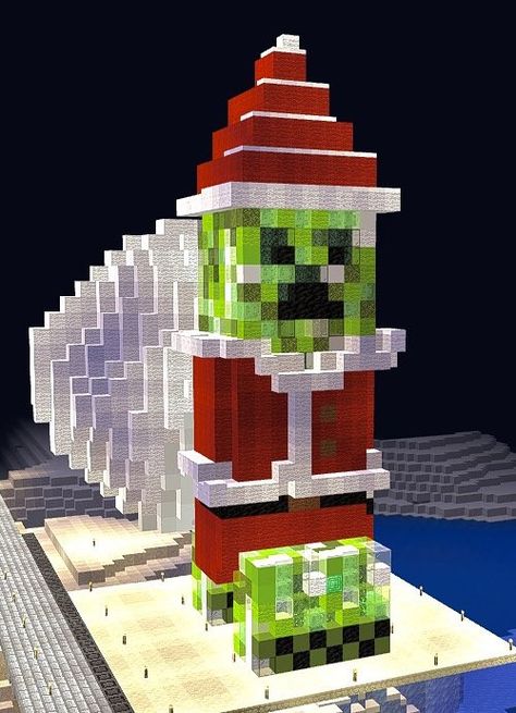 Christmas Banners Minecraft, Gingerbread House Minecraft, Minecraft Gingerbread House, Christmas Tree Minecraft, Minecraft Creations, Christmas Banners, Minecraft Designs, Gingerbread Man, Gingerbread House