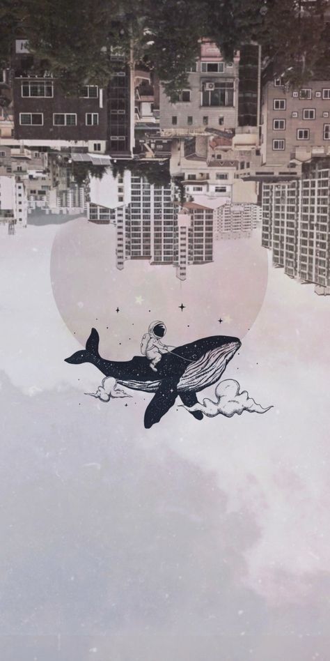 An astronaut riding a whale in a suburb of Korea Space Whale Aesthetic, Whale Art Wallpaper, Whale Wallpaper Aesthetic, Aesthetic Wallpaper Pixel, Blank Dp, 52hz Whale, Whale Wallpapers, Cool And Funny Wallpapers, Whale Aesthetic