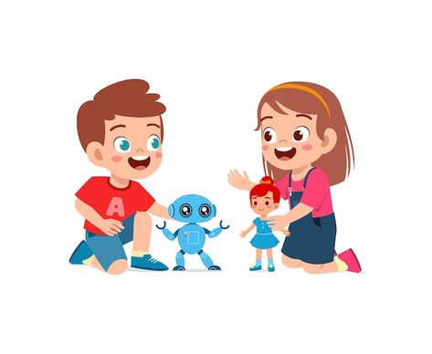 Preschool Behavior, Action Pictures, Kids Cartoon Characters, Friend Together, English Learning Books, Kids Cleaning, Friend Cartoon, Kids Vector, Horror Themes