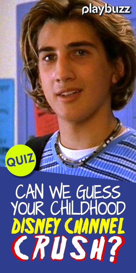 Can we guess your childhood Disney Channel crush? *** #PlaybuzzQuiz #DisneyQuiz Disney Channel Show Personality Quiz The Suite Life of Zack & Cody Lizzie Mcguire Ethan Craft Playbuzz Quiz Dcom Party, Disney Channel Whispers, Gordo Lizzie Mcguire, Disney Channel Quizzes, Childhood Disney, 2000s Disney, Old Disney Channel Shows, Childhood Crushes, Disney Channel Movies