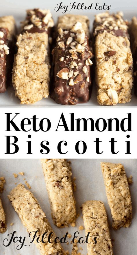 Chocolate Dipped Biscotti, Biscotti Cookies Recipes, Icecream Ideas, Low Carb Cookie, Galletas Keto, Brownie Ideas, Choco Chocolate, Keto Cookie Recipes, Postre Keto