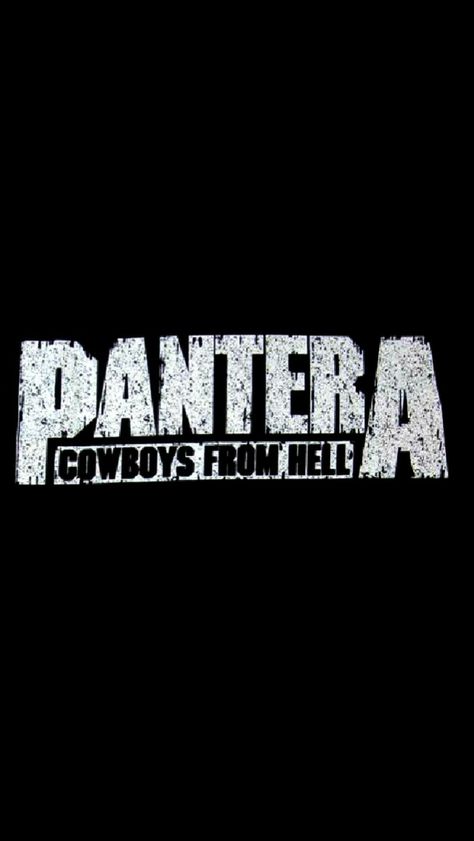 Pantera Wallpaper Band, Pantera Wallpaper, Nu Metal Wallpaper, Megadeth Poster, Pantera Logo, Cher Wallpapers, Pantera Band, Rock Baby Clothes, Metal Wallpaper