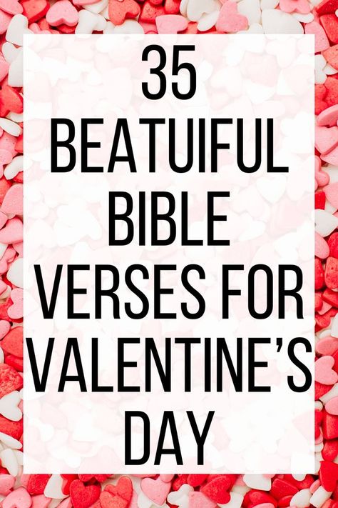 Feel the love this Valentine's Day with 35 of the most beautiful Bible verses! 💖 Whether you're celebrating romantic love, cherishing family bonds, or treasuring friendships, these verses remind us of the many forms of love to be celebrated on this special day. Dive into the warmth of God's love and the beauty of heartfelt connections. Click to discover more! 💕 Romantic Bible Verses, Forms Of Love, Beautiful Bible Verses, Love Romantic, Romantic Love, Family Love, Gods Love, Verses, Bible Verses