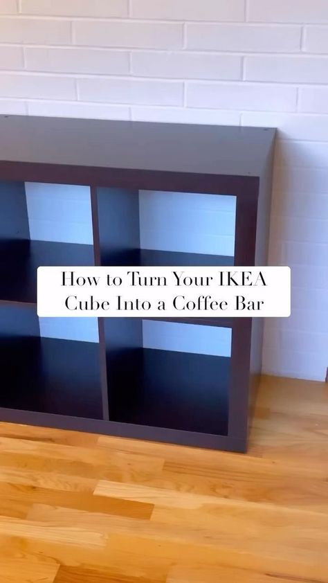 IKEA Hacks & Ideas on Reels | ikeahacksandideas · Original audio Ikea Cubes, Ikea Hacks Ideas, Diy Coffee Bar, Ikea Decor, Ikea Hack Ideas, Diy Dollhouse Furniture Easy, Coffee Bar Home, Diy Play Kitchen, Diy Kitchen Furniture