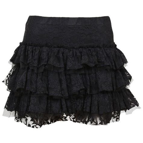 Black Lace Frill Skirt - Just Arrived - desireclothing.co.uk ($31) ❤ liked on Polyvore featuring skirts, bottoms, saias, black, black lace skirt, black knee length skirt, frilly skirt, ruffle skirt and lace skirt Halloween Burlesque, Burlesque Performance, Harajuku Fashion Kawaii, Dance Skirts, Frilly Skirt, Mini Pleated Skirt, Tulle Skirt Black, Gothic Skirts, Frill Skirt