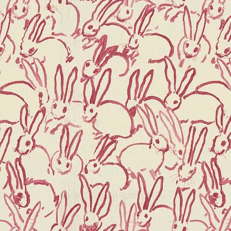 Bunny Fabric, Bunny Hutch, Hunt Slonem, Pillow Mixing, Kravet Fabrics, Nursery Office, Pink Animals, Lee Jofa, Bunny Print