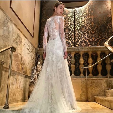 Anastasia Steele Wedding, Grey Wedding Dress, Anastasia Steele, Grey Wedding, Ceremony Dresses, Gray Weddings, Monique Lhuillier, Wedding Dress Shopping, Dakota Johnson