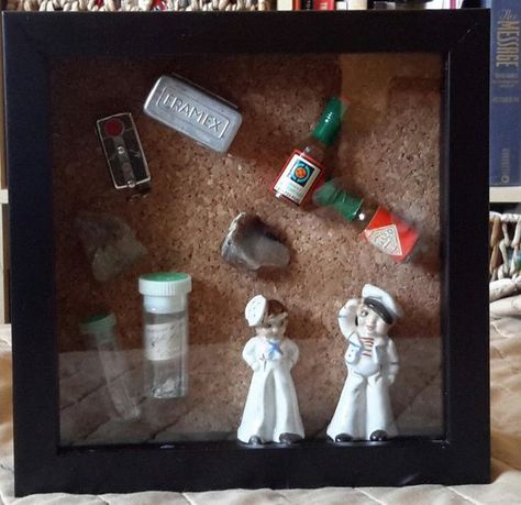 Shadow Box Shelves, Tile Steps, Best Glue, Paper Glue, Photo Memories, Shadow Boxes, Memory Books, Memory Box, Latest Pics