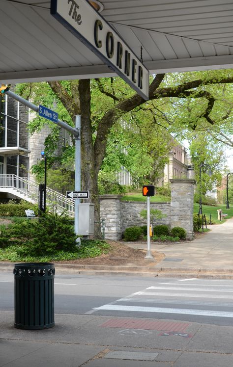 5/9/16 – Meet me at the Corner Room corner of College Avenue and Allen Streets, State College, PA. #CornerRoom Directors Notebook, State College Pennsylvania, State College Pa, Dream College, Room Corner, College Town, Happy Valley, State College, Penn State