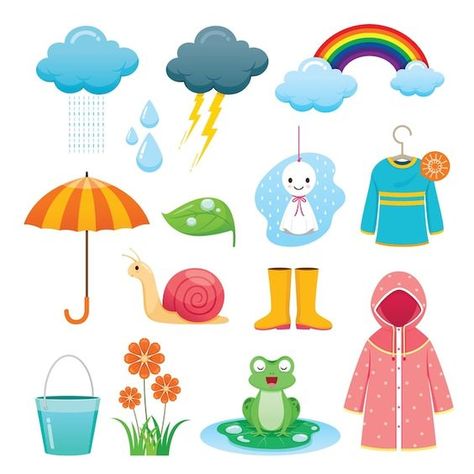 Rainy Season Clothes, Flower Clothing, Lil Miss, Running In The Rain, Seasons Activities, Girl With Headphones, People Having Fun, Autumn Rain, Yellow Baby