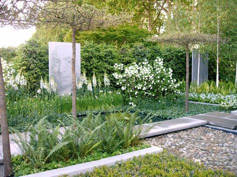 White Floors: clever gardens Scandinavian Garden, Chelsea Garden, Garden Architecture, Landscape Garden, Garden Show, Chelsea Flower, Chelsea Flower Show, White Gardens, Back Gardens