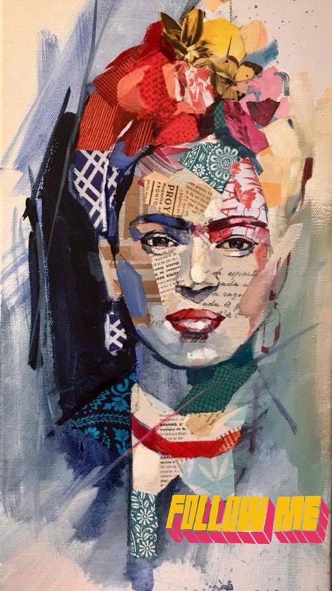 Frida Kahlo Pop Art Paintings, Carme Magem Art, Frida Kahlo Paintings Artworks, Frida Artwork, Frida Kahlo Inspired Art, Carme Magem, Frida Kahlo Drawing, Frida Kahlo Artwork, Frida Paintings