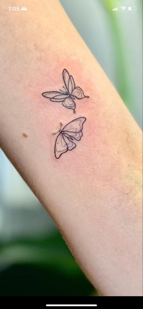 Moth And Butterfly Matching Tattoos, Small Moth Tattoo Simple, Moth Line Tattoo, Matching Butterfly Tattoos Friends, Moth Tattoo Fine Line, Moth Tattoo Simple, Small Moth Tattoo, Simple Moth Tattoo, Fine Line Butterfly Tattoo