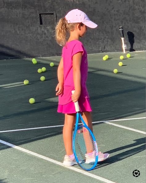 Kids Tennis Outfit, Pregnant Tennis Outfit, Tenis Aesthetic Sport, Kids Tennis Clothes, Little Kid Aesthetic Girl, Girls Tennis Dress, Kids Tennis, Kid Lifestyle, Dear Daughter