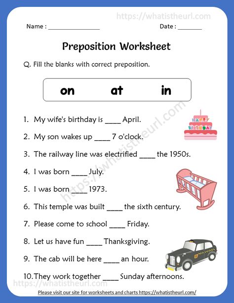 Preposition Worksheets for 4th Grade Preposition Worksheets For Class 4, Preposition Worksheets For Class 2, Preposition Worksheets, English Prepositions, English Grammar Exercises, English Grammar For Kids, Grammar For Kids, Prepositional Phrases, Grammar Exercises