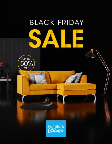 Sofa Advertising, Furniture Ads Design, Furniture Sale Poster, Black Friday Design Ideas, Furniture Black Friday, Sales Furniture, Furniture Advertisement, Furniture Branding, Furniture Poster