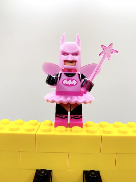 LEGO Batman Minifigure of the Day — Fairy Batman | LEGO Batm… | Flickr Fairy Batman Lego Keychain, Ballerina Batman Lego, Ballerina Batman Costume, Fairy Batman Costume, Lego Batman Tattoo, Ballerina Batman, Pink Lego Batman, Princess Batman, Pink Tutu Costumes