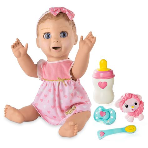 Luvabella Responsive Baby Doll Only $59.99 Shipped! http://becomeacouponqueen.com/luvabella-responsive-baby-doll/ #luvabella #doll #christmas #giftidea #amazon Blonde Baby Girl, Interactive Baby Dolls, Blonde Babies, Lps Toys, Girls Gift Guide, Toddler Girl Gifts, Baby Alive Dolls