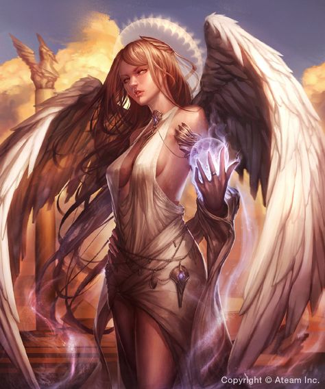 Virgo by ae-rie Valkyrie Art, 천사와 악마, Angel Warrior, Ange Demon, Angel Pictures, Angels And Demons, Fantasy Warrior, Angel Art, Fantastic Art