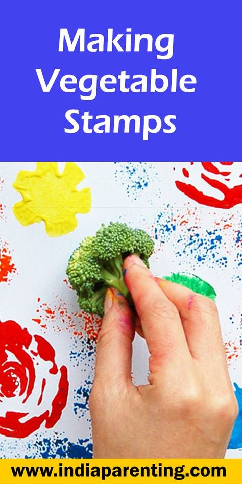 Making Vegetable Stamps Veggie Printing, Vegetable Stamping, Vegetable Printing, Toddler Vegetables, Vegetable Scraps, Kids Vegetables, Vegetable Benefits, Camp Activities, Vegetable Prints