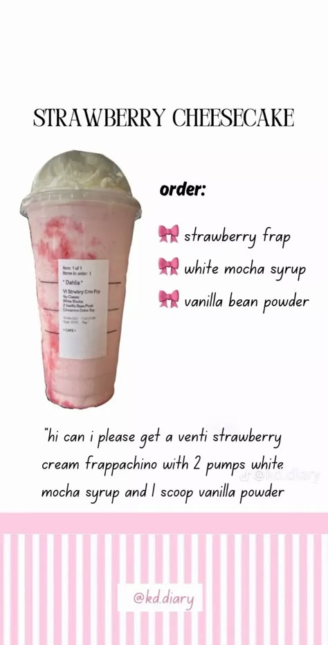 Starbucks Orders To Try, Starbucks Copycat Recipes Drinks, Starbucks Drink Orders, Starbucks Drink Menu, Starbucks Drink Ideas, Starbucks Copycat Recipes, Flavored Ice Cubes, Starbucks Ideas, Starbucks Secret Menu Recipes