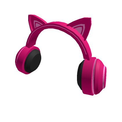 Roblox Headphones, Roblox Avatar Items, Cat Headphones, Pink Headphones, Cat Headband, Halloween Wallpaper Iphone Backgrounds, Cute Headphones, Roblox Account, Halloween Wallpaper Iphone