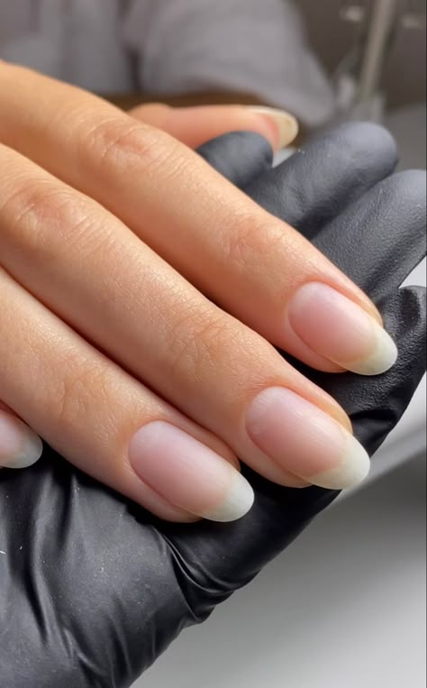 Gel Nails On Natural Nails, Nails On Natural Nails, Natural Summer Nails, Nails Minimal, Nail Shapes Squoval, Summer Nails 2024, Long Natural Nails, Simple Gel Nails, Nail Growth