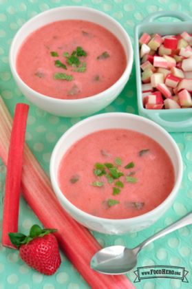 Rhubarb Soup, Rhubarb Dessert, Tart Flavors, Dessert Soup, Rhubarb Desserts, Strawberry Rhubarb Pie, Summer Soup, Rhubarb Pie, Yogurt And Granola