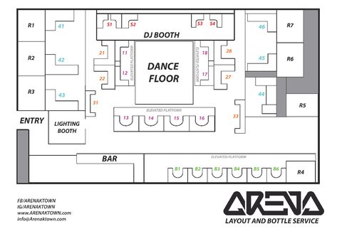 arena plan-page-001 Night Club Floor Plan, Nightclub Floor Plan, Club Floor Plan, Ig Highlight Covers Icons Aesthetic Black, Bar Floor Plan, City Structure, Club Layout, Restaurant Floor Plan, Vip Table