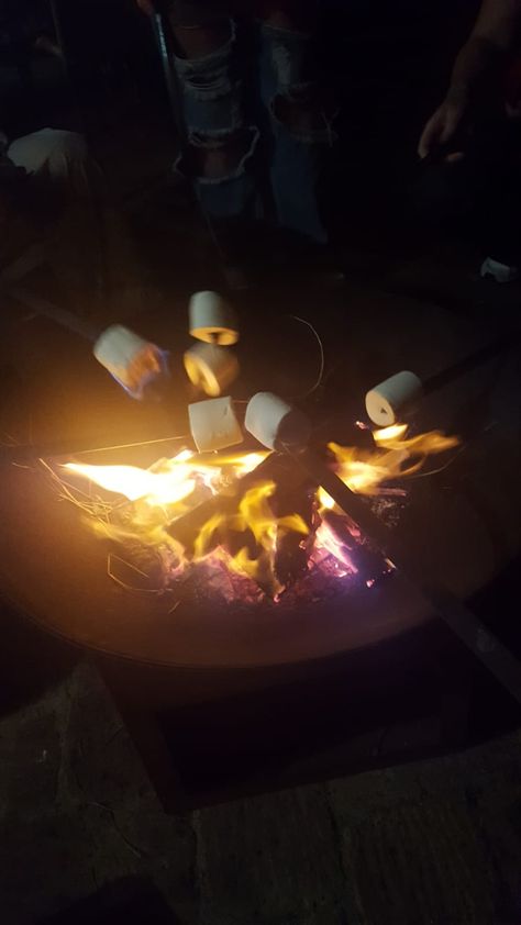 Roasting Marshmallows Aesthetic, Slasher Summer, Roasted Marshmallow, Roast Marshmallows, Neon Birthday Party, 17th Birthday Ideas, 2023 Mood, Neon Birthday, Roasting Marshmallows