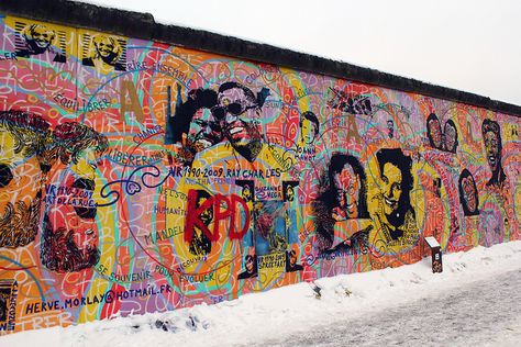 Berlin Street, East Side Gallery, Europe Continent, Berlin Travel, Berlin Art, European Destination, Berlin Wall, East Germany, Summer Break