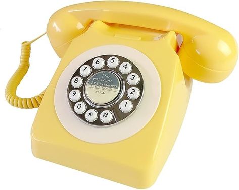 Amazon.com : Corded Retro Phone, TelPal 80's Classic Telephone/Old Fashion Landline Phone/Wired AntiqueTelephone for Home/Office/Hotel : Office Products Cool Landline Phone, 60s Telephone, Retro Landline Phone, 50s Telephone, Retro Telephone, 1940s Telephone, Prank Calls, Hotel Office, Vintage Phone