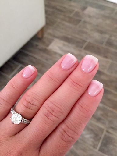 French vs American Manicure: What’s the Difference? | DIPD Nails – DIPD NAILS American Tip Nails, American Manicure Nails, Natural French Manicure, Neutral Nail Colors, French Manicure Gel, American Manicure, Nail Natural, Natural Acrylic, American Nails