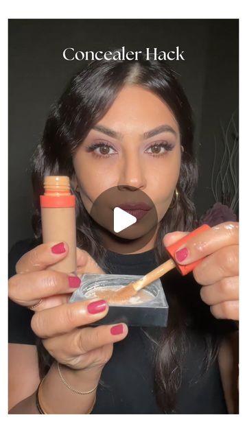 Rabia Rehman | Austin Makeup Artist / Beauty Influencer | CONCEALER HACK🤩 This is definitely a hack that cuts down steps and a little concealer with powder goes a long way. 
.
Used:
@juviasplace... | Instagram How To Choose Concealer, Stretch Concealer, Concealer Colors, Indian Makeup, Mascara Tips, Beauty Influencer, Brown Girl, Huda Beauty, You Tried