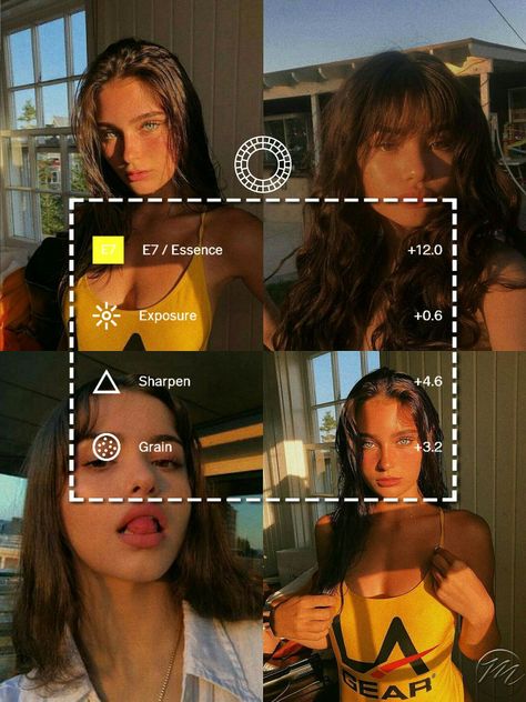 made by @mynnsan 👑//// Filter Guide🎈/Filter Tips🍒/Filter/Foodie 🍭//////// ( For more updates, please follow my board, thanks in advance ) 💋✨ #VSCOFILTER #VSCO #VSCOPH #vscous #vscouk #mynnsan #edits #vscox Filter Golden Hour, Vsco Filter Free, Golden Skin, Vsco Filter Instagram, Photographie Indie, Vsco Themes, Vsco Tutorial, Best Vsco Filters, Vsco Cam Filters