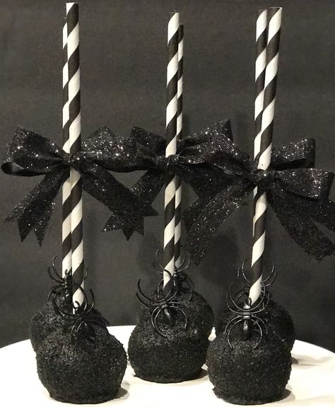 Addams Family Cake Pops, Wendsday Birthday Party Decor, Wednesday Addams Cakepops, Wednesday Adams Cake Pops, Gothic Cake Pops, Wednesday Addams Birthday Treats, Goth Cake Pops, Wednesday Addams Birthday Party Diy, Wednesday Party Cake