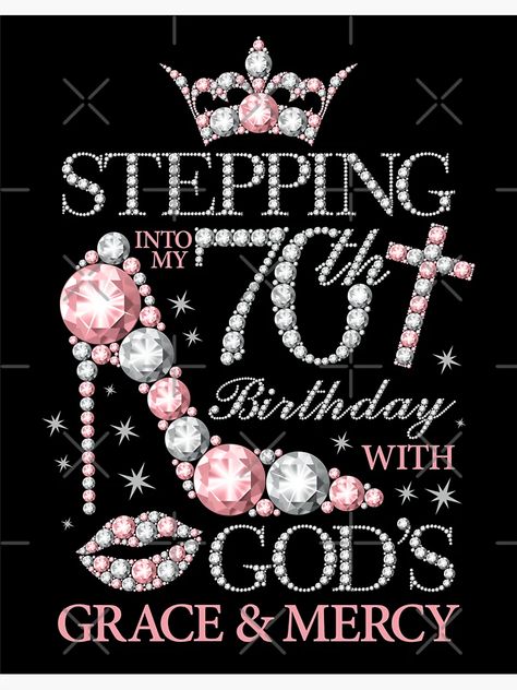 "70th Birthday. Stepping into my 70th Birthday women " Sticker for Sale by iclipart | Redbubble 70th Birthday Ideas For Grandma, 70th Birthday Wishes For Women, Happy 70th Birthday Wishes Female, 70th Birthday Party Ideas For Women, 70th Birthday Themes For Mom, 70th Bday Party Ideas For Mom, Happy 70th Birthday Mom, 70 Birthday Party Ideas, 70th Birthday Party Ideas For Mom