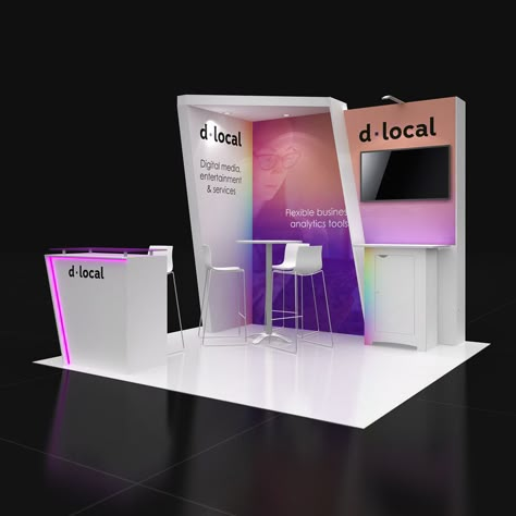 Are you taking part in a trade show in the USA? Leave the attendees spellbound with more than 500+ personalized 10x10 trade show booth rentals RLU1010 22 from Exponents. Small Booth Design, Show Booth Design, Small Booth, Conference Ideas, Trade Show Design, Artwork Lighting, Interactive Exhibition, Event Booth, Trade Show Booth