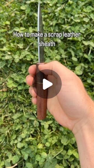 Seth Larsen on Instagram: "How to make a scrap leather sheath, and big announcement coming July 31st! Join my mailing list so you don’t miss out. Link in my bio 
#sagesmokesurvival" Diy Leather Sheath, Leather Making, Mailing List, Leather Sheath, Leather Diy, Craft Gifts, Camping, Leather, Gifts