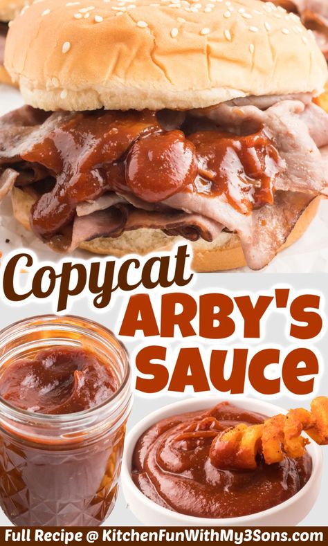 Arbys Roast Beef Recipe, Arby's Sauce Copycat, Roast Beef Sauce, Arbys Sauce Recipe, Arbys Roast Beef Sandwich, Arbys Beef And Cheddar, Arby's Sauce, Hot Beef Sandwiches, Beef Sauce